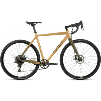 Велосипед FORMAT 2323 700C, рама 590 мм, коричневый-мат/темно-зеленый-мат, 2024 Велосипед FORMAT 2323 700C, рама 590 мм, коричневый-мат/темно-зеленый-мат, 2024